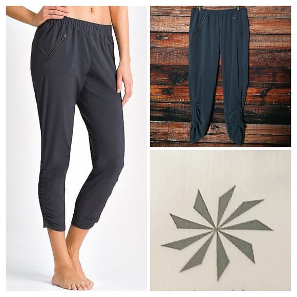 Athleta Pants Size 10 Aspire Cinched Ankle Jogger Gray Lounge - Picture 1 of 10